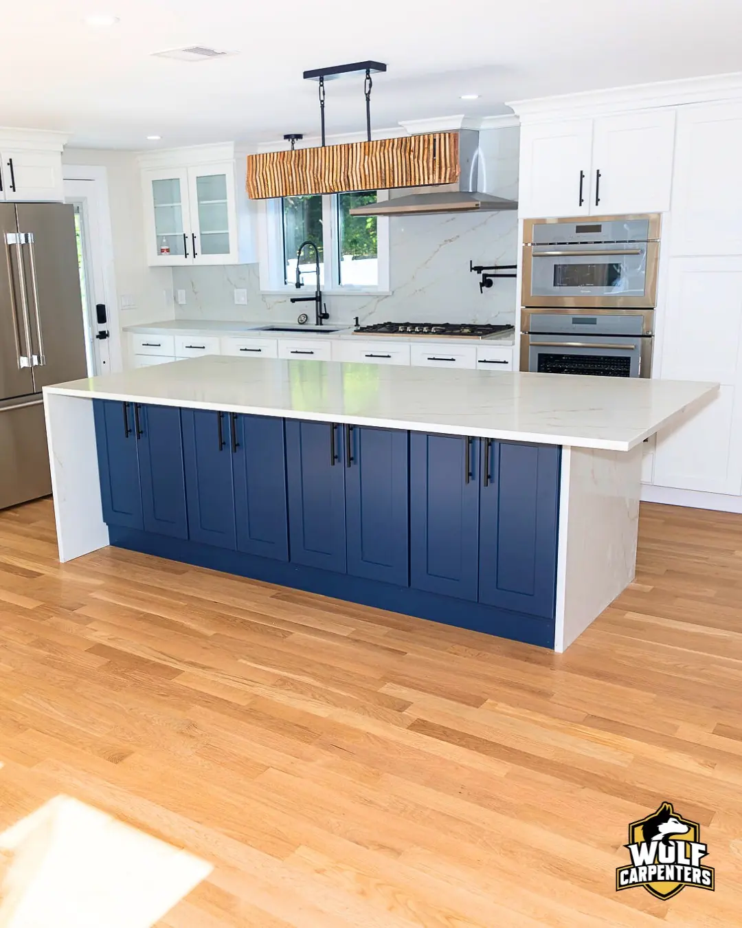 Blue and White Kitchen Detail